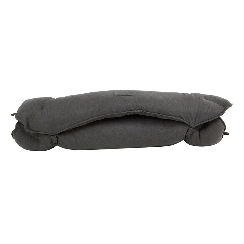 2-in-1 Charcoal Sofa Travel Bed