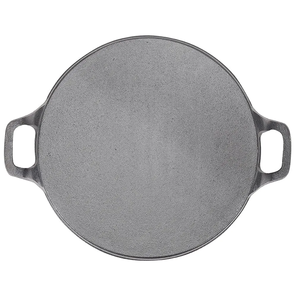 30cm Round Cast Iron Griddle Plate, BBQ Pan Cooking Griddle Grill for StoveF, Oven