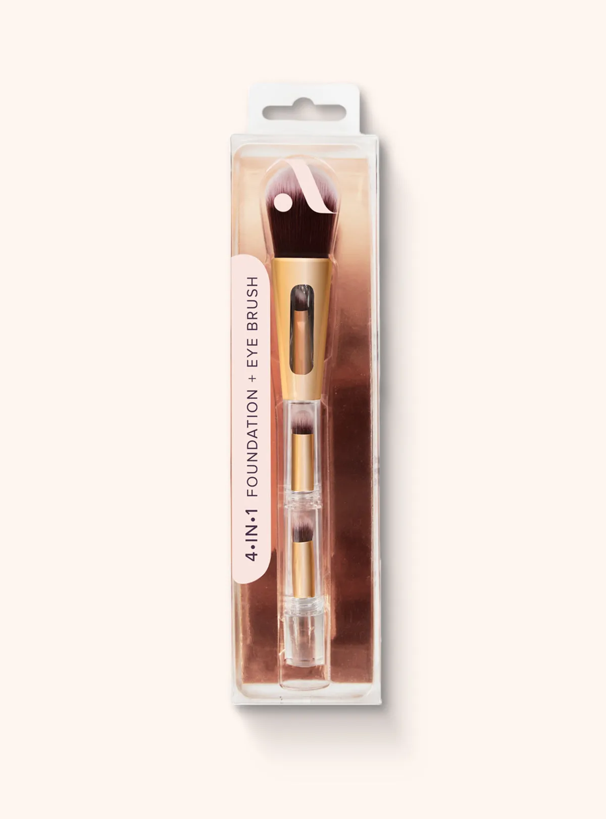 4-in-1 Foundation   Eye Brush | Multi-Purpose Makeup Brush