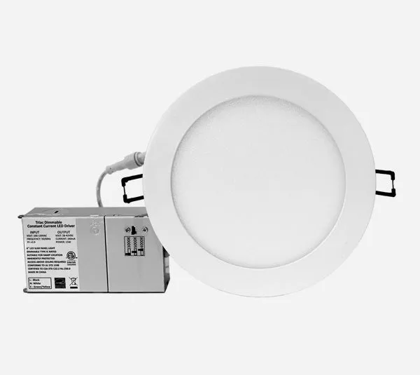 6" Slim Recessed LED Light - 3000K WHITE