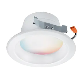 8.7W - 4 in. LED Recessed Downlight - RGB & Tunable White - Starfish IOT - 120V - 700 Lumens - JA8