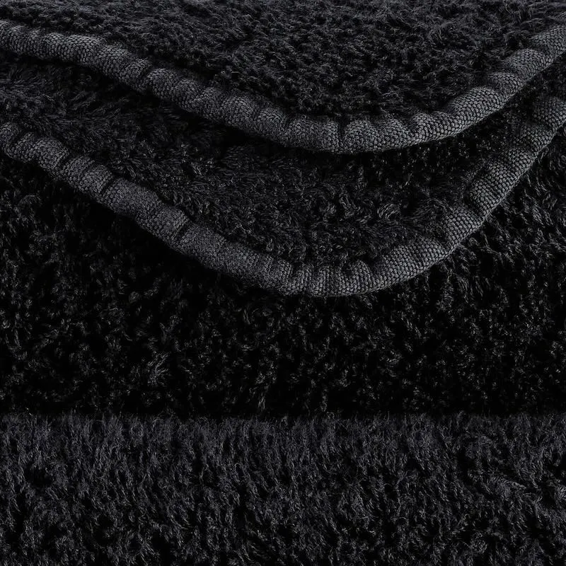 Abyss Super Pile Bath Sheet 40x72 Black 990