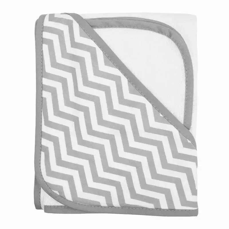 American Baby - Terry Hooded Towel Set, Grey