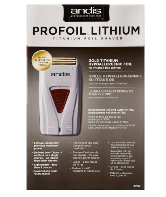 ANDIS® PROFOIL LITHIUM TITANIUM SHAVER