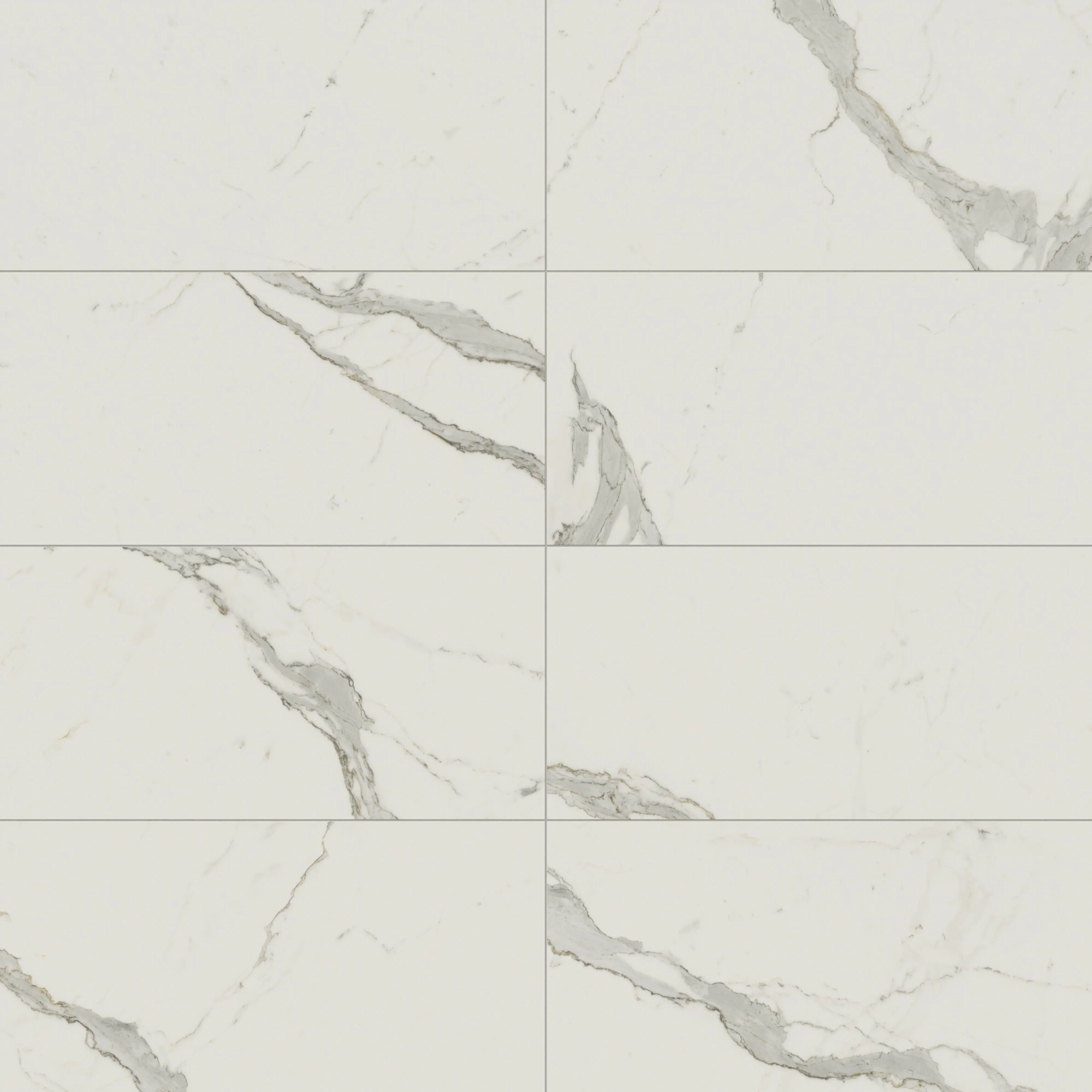 Aniston 24x48 Polished Porcelain Tile in Calacatta Top