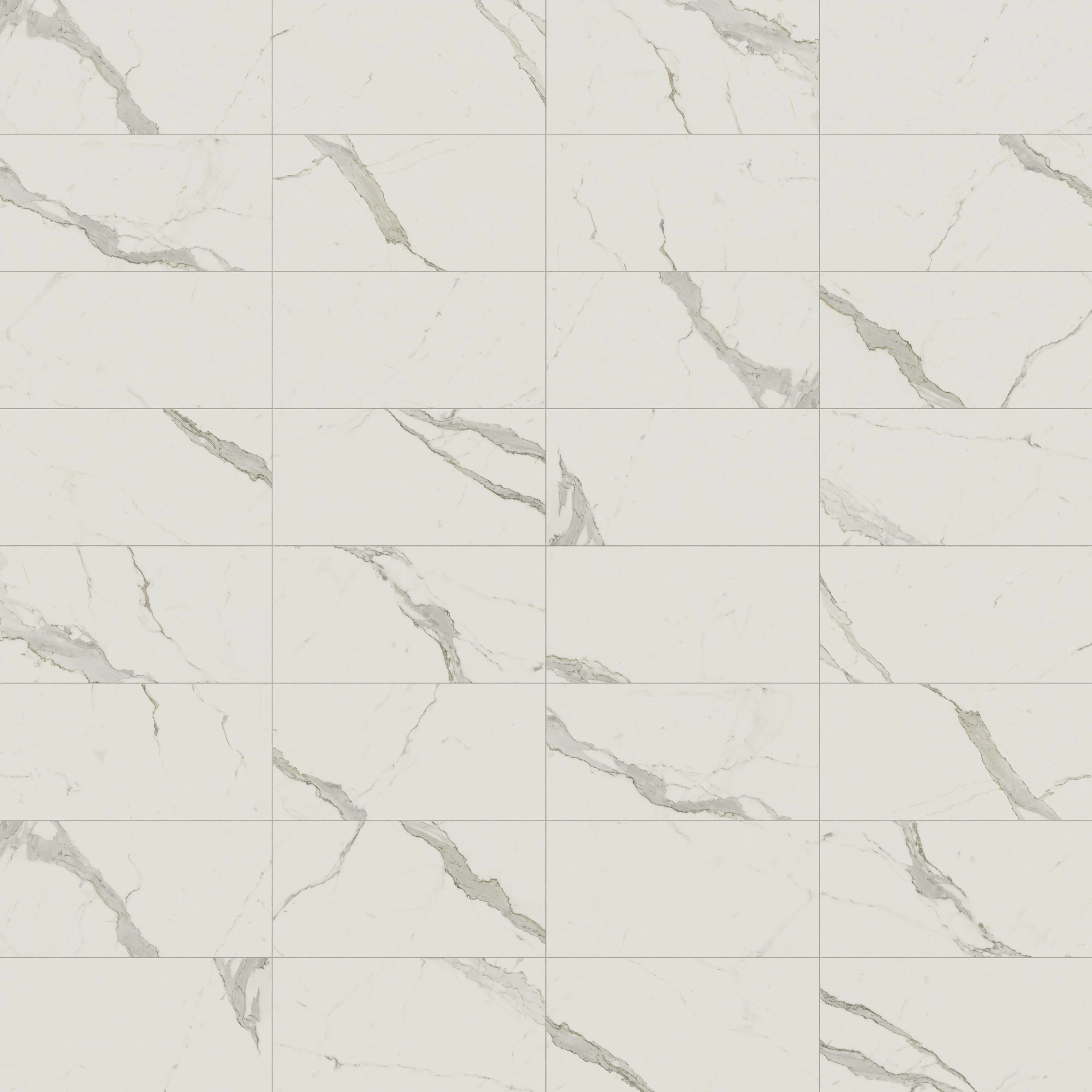 Aniston 24x48 Polished Porcelain Tile in Calacatta Top