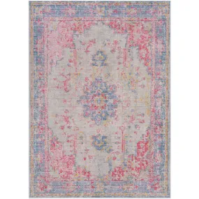 Antioch Rug in Purple & Pink