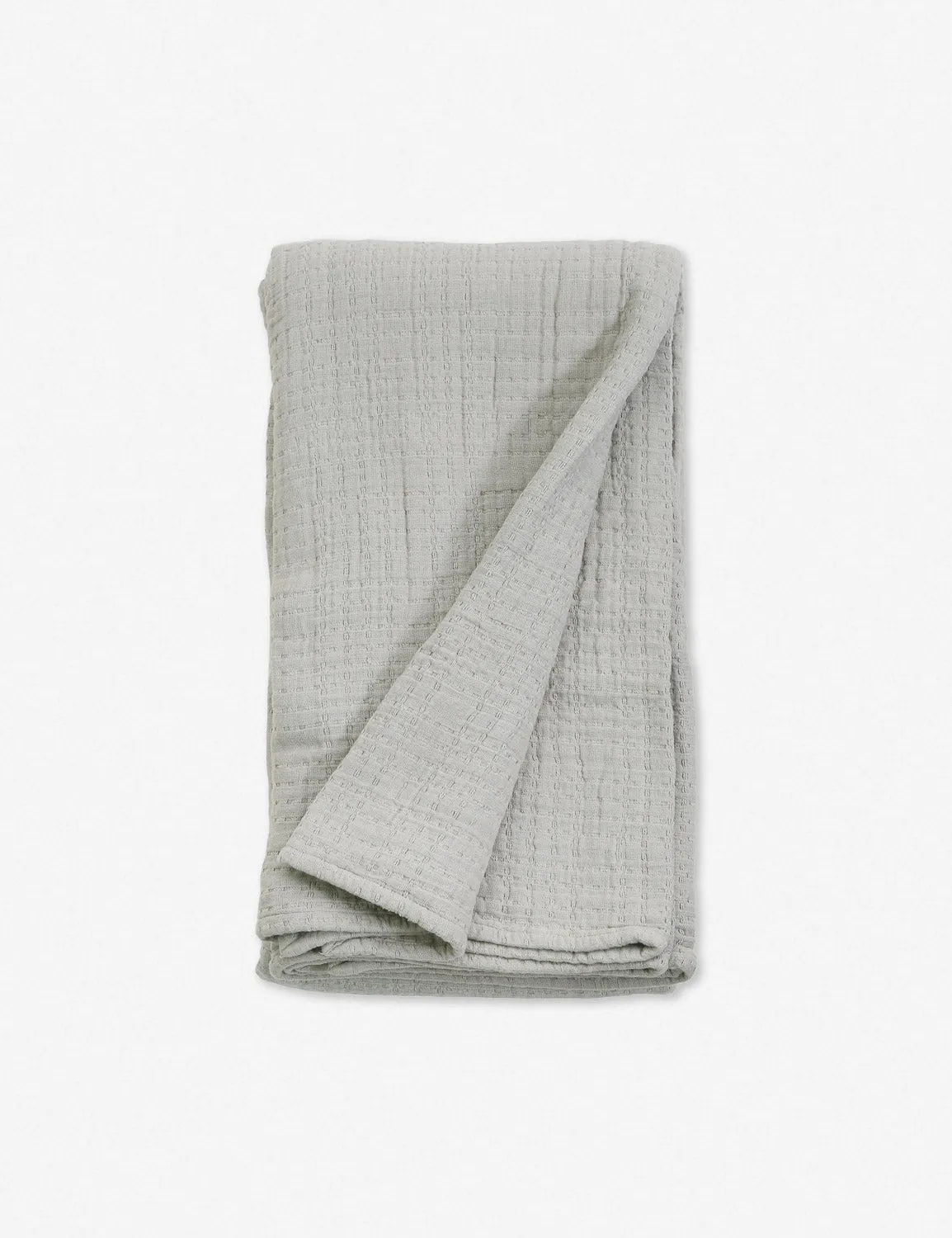 Arrowhead Textured Cotton Blanket by Pom Pom at Home