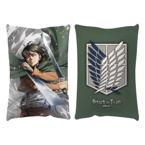 attack on titan pillow levi attack 50 x 35 cm  merchandise  anime  blankets