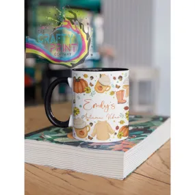 Autumn Vibes Personalised Mug