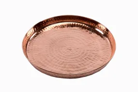 AYURVEDIC COPPER HAMMERED TRAY