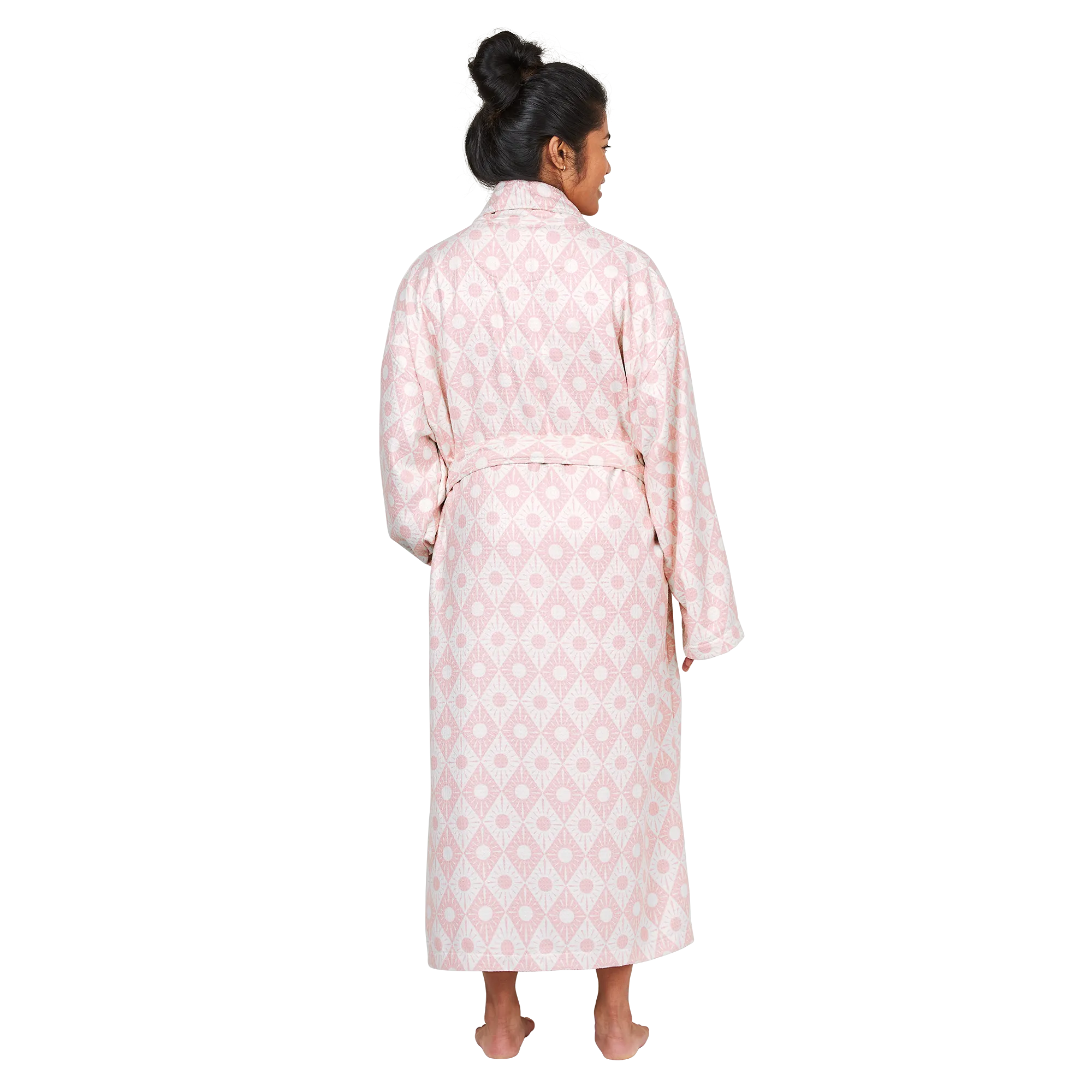 Bath Robe - Diamond Pink