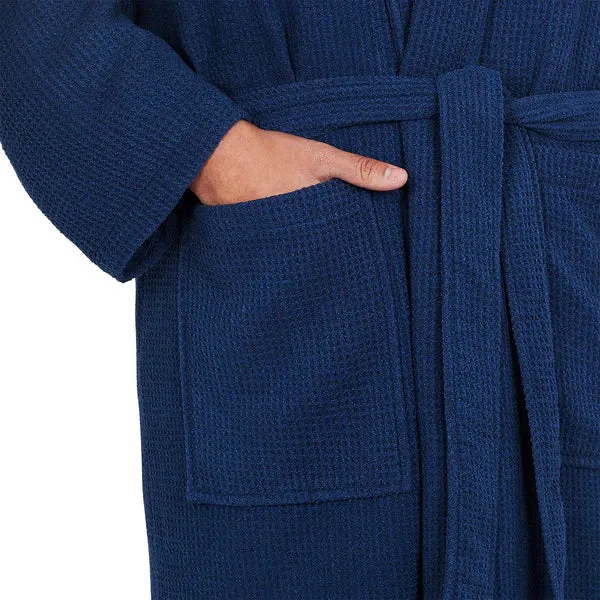 Bath Robe - Nautical Navy