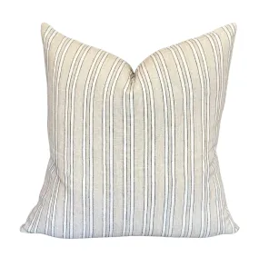 Beachy Natural Pillow 22" x 22"