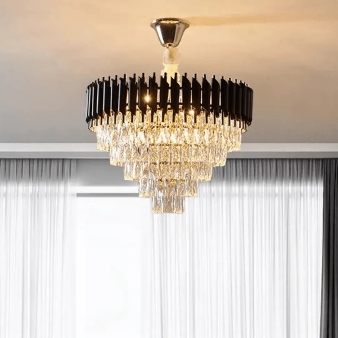 Black Mamba Round Chandelier