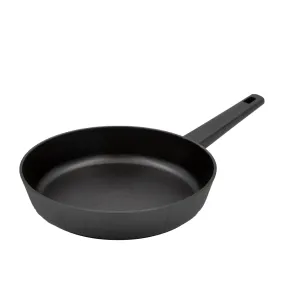 Blackmoor Neuvo Frying Pans/Black Non-Stick 5 Layer Cookware/All Hob Types Including Induction, Gas and Electric / 100% Recycled Body & Soft Grip Handle (28cm)