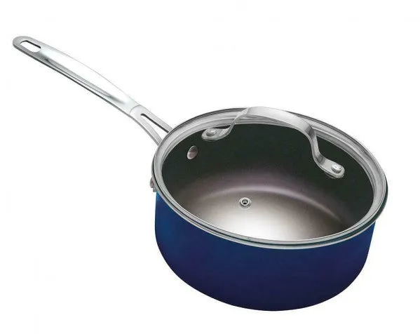 Bluestone with Diamond 18cm Saucepan with Lid BLDM_SP18