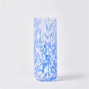 Bonnie & Neil Glass Carafe Dots - Blue