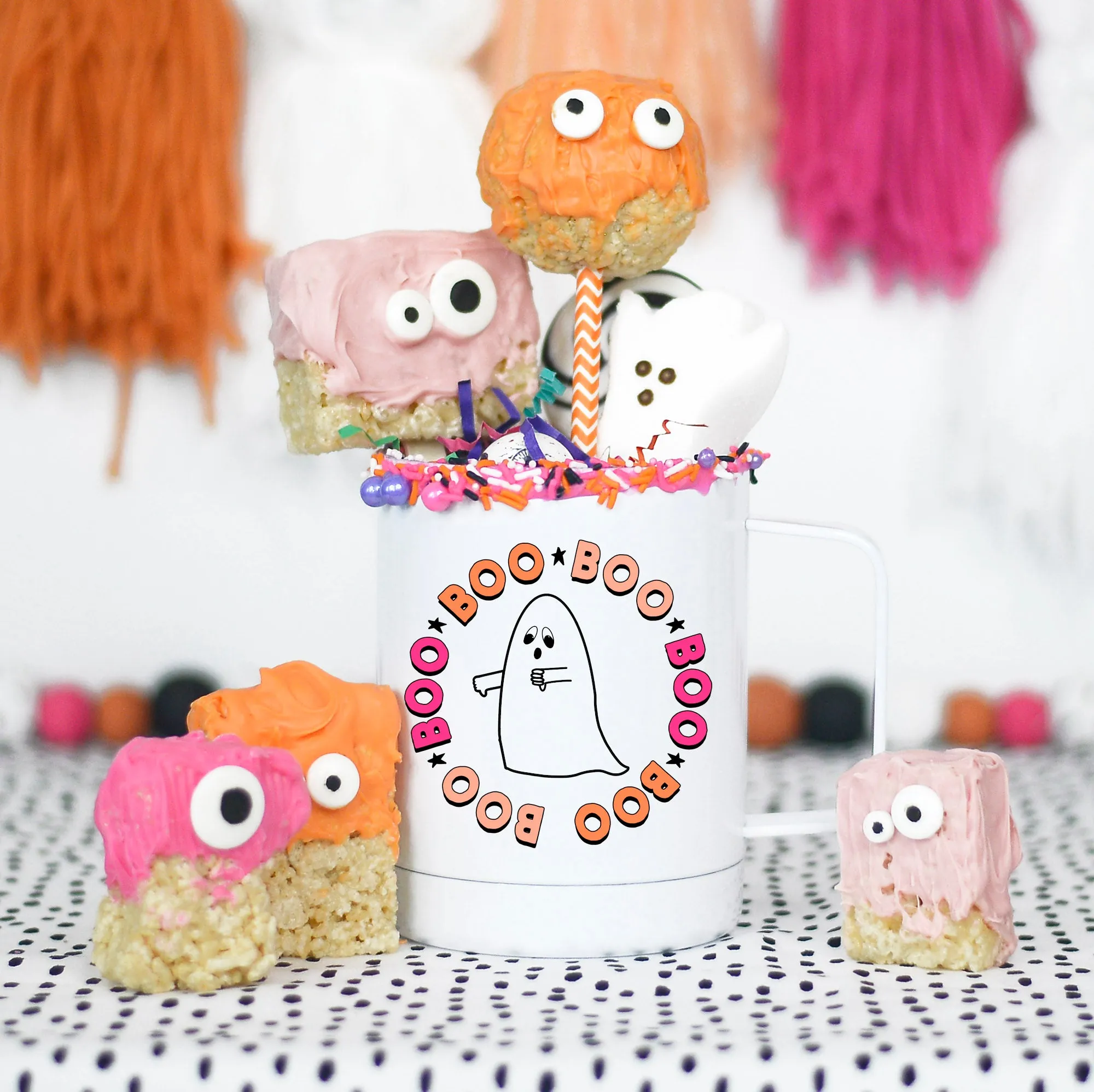 Boo Ghost Funny Halloween Travel Mug