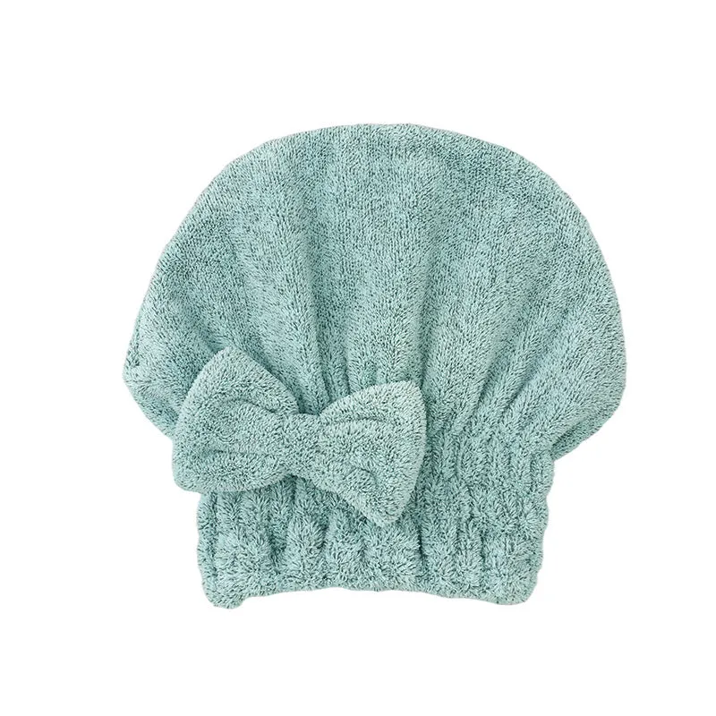 Bow Princess Hat Cute Dry Hair Towel Absorbent Quick-drying Turban