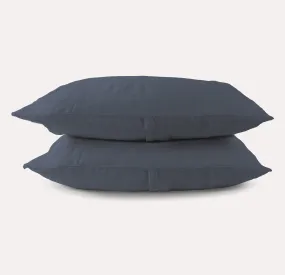 Breeze Linen Pillowcase Pair - Midnight Blue