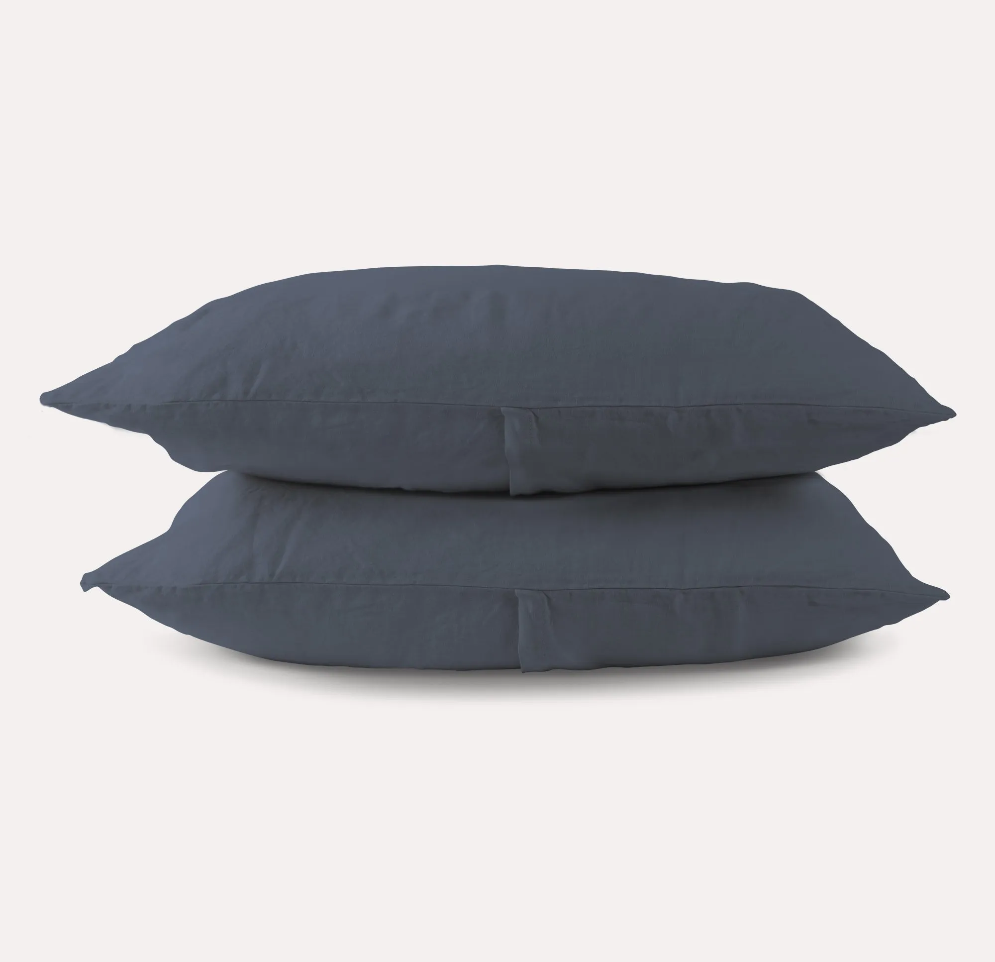 Breeze Linen Pillowcase Pair - Midnight Blue