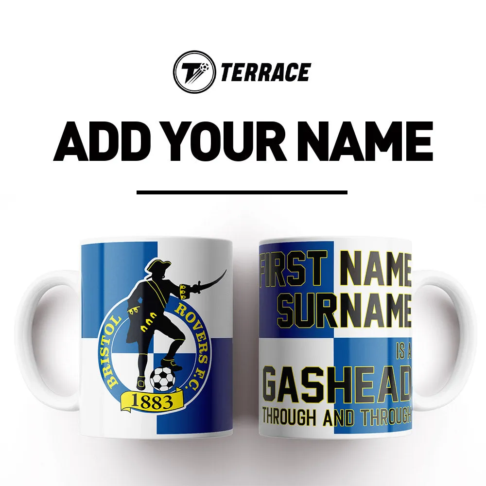 Bristol Rovers Through & Through Personalised Mug