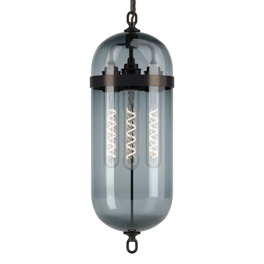 Bronze Pendant Lantern Aston