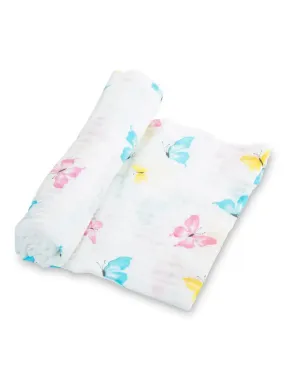 Butterfly Kisses Swaddle Blanket