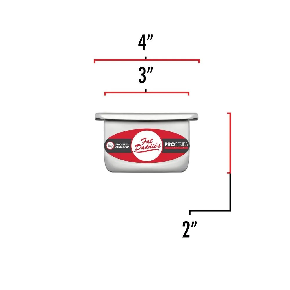 Cake Pan 3x3x2 Fixed Bottom