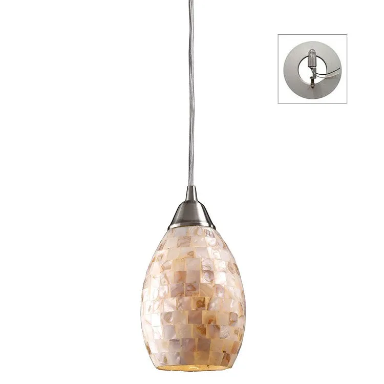 Capri Single-Light Pendant with Recessed Light Kit