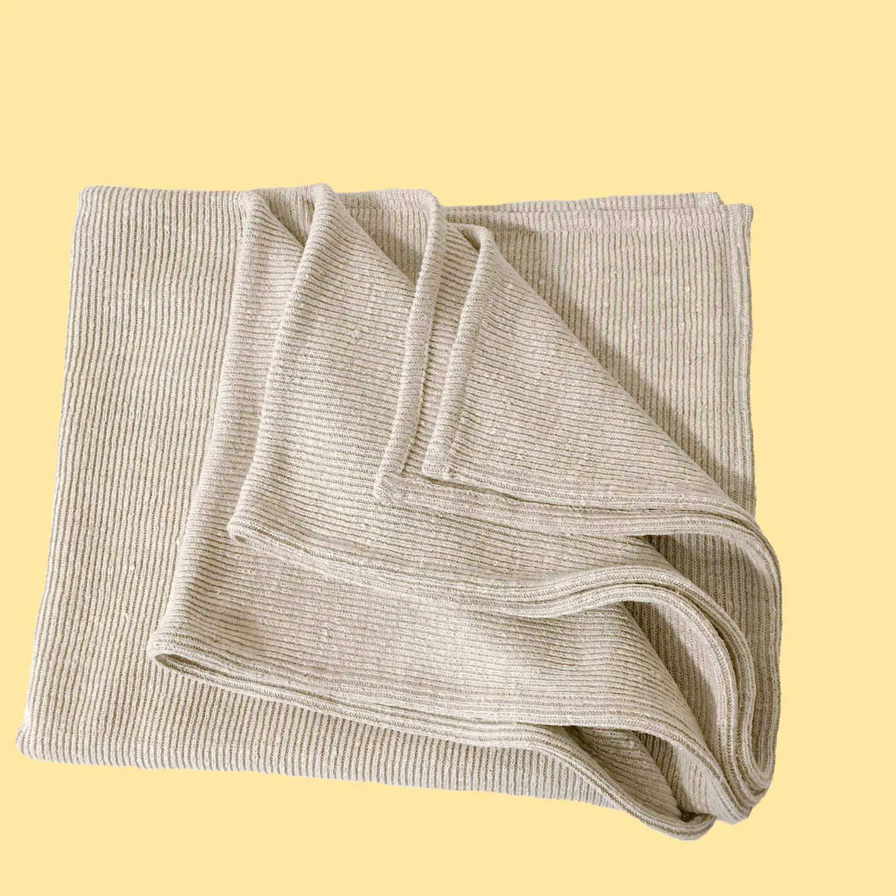 CARDING MILL 100% Organic Hemp Knit Towels (OC Thread) (No Polyester, No Plastic, No Sythetics) (100% Biodegradable)