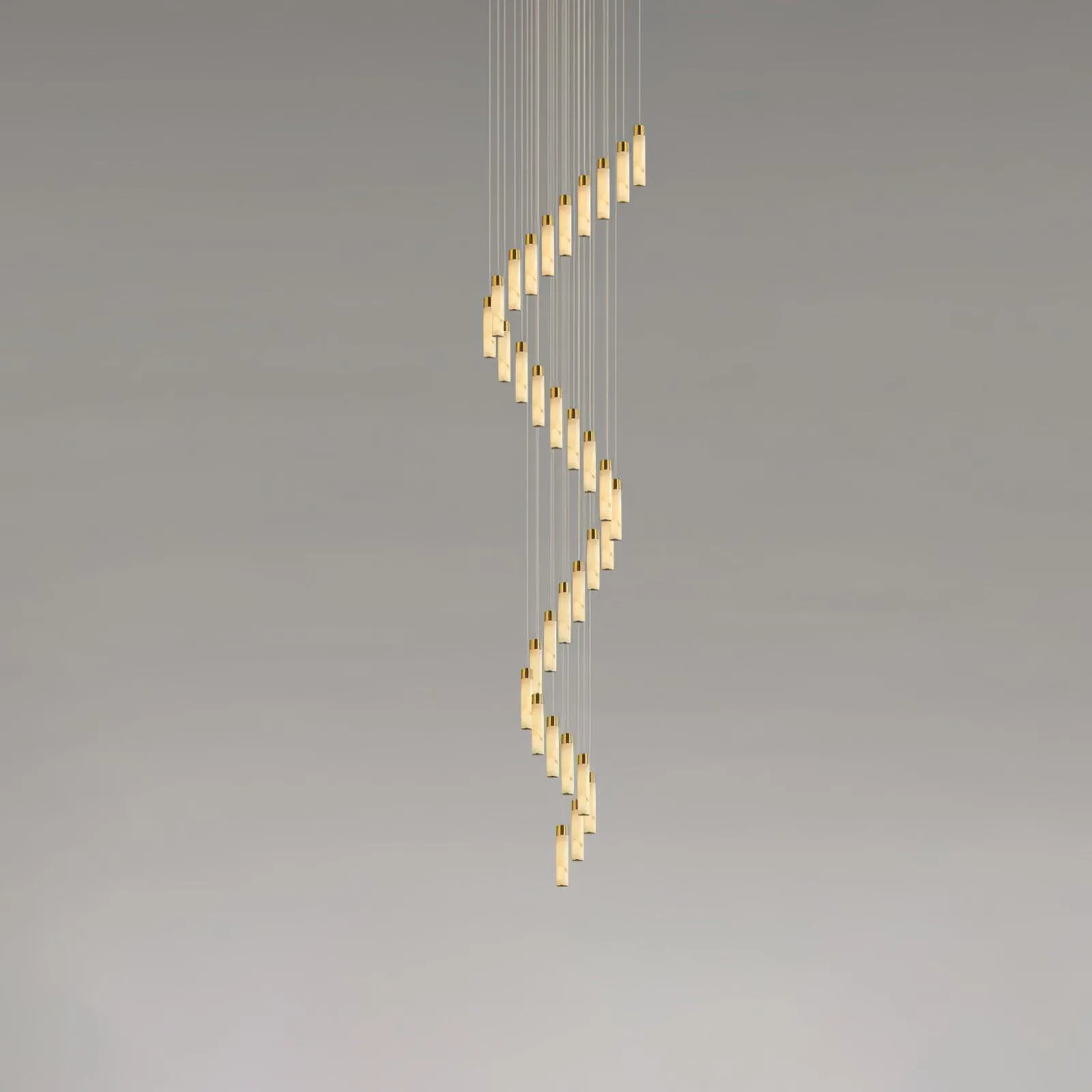 Celestial Alabaster Cascade Chandelier