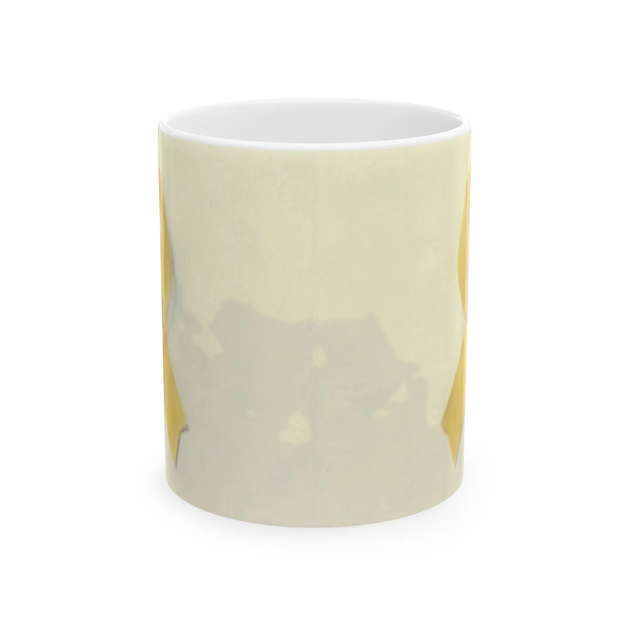 Ceramic Mug - Unbroken Hope Yellow Ribbon Star of David Design