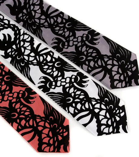 Chinese Dragon Silk Necktie