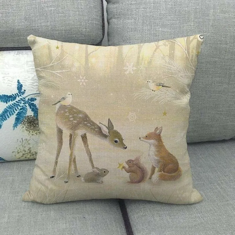 Christmas Pillowcase - Throw Pillow Case for Sofa Home Decor