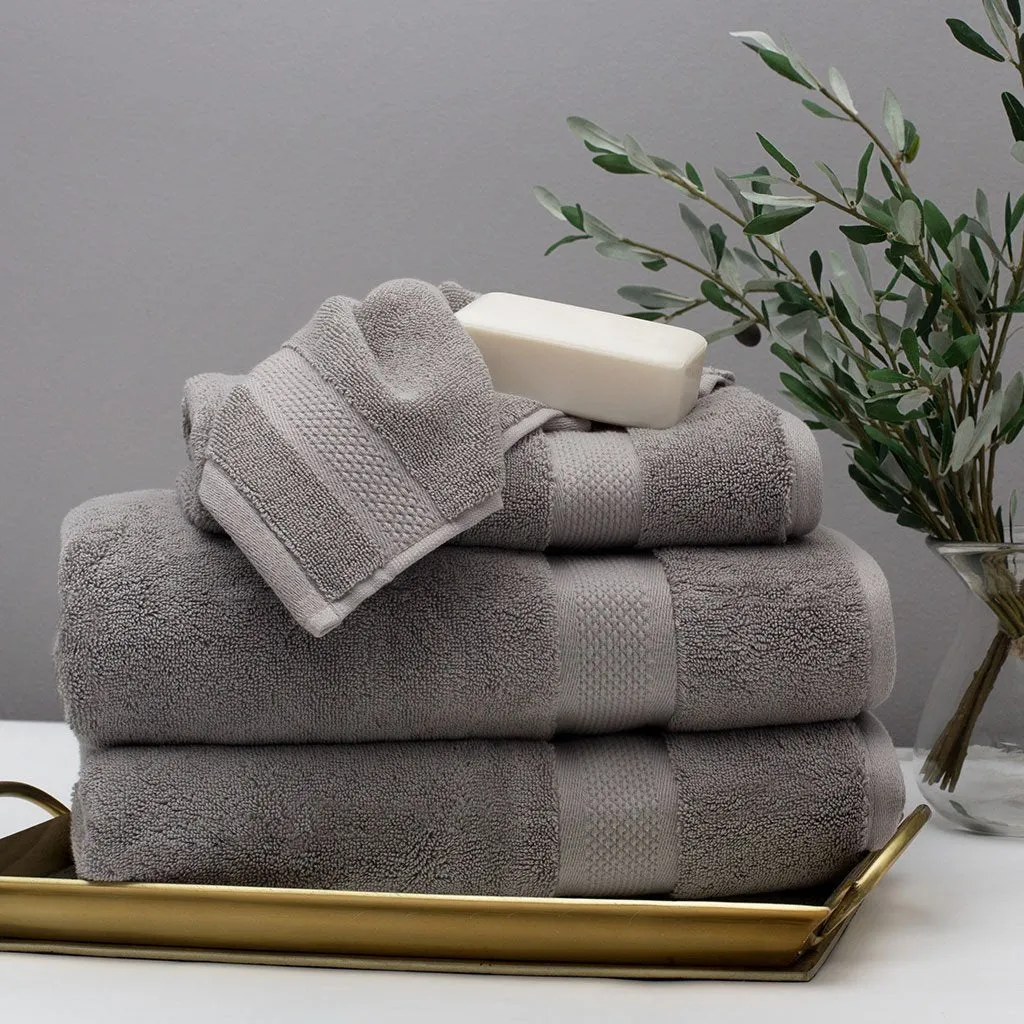 Classic Grey Towel Resort Bundle (4 Wash   4 Hand   4 Bath Towels   2 Bath Sheets)