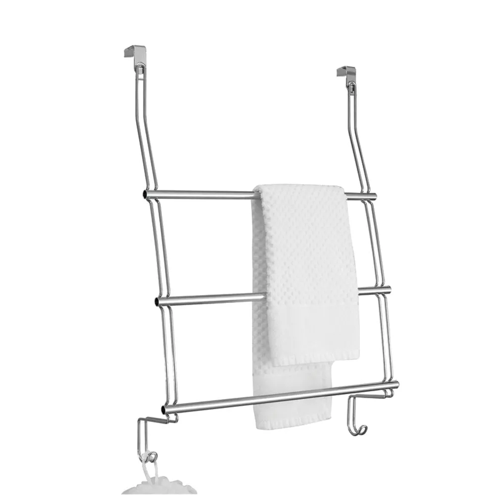 Classico Over Shower Door Towel Rack 3 Chrome