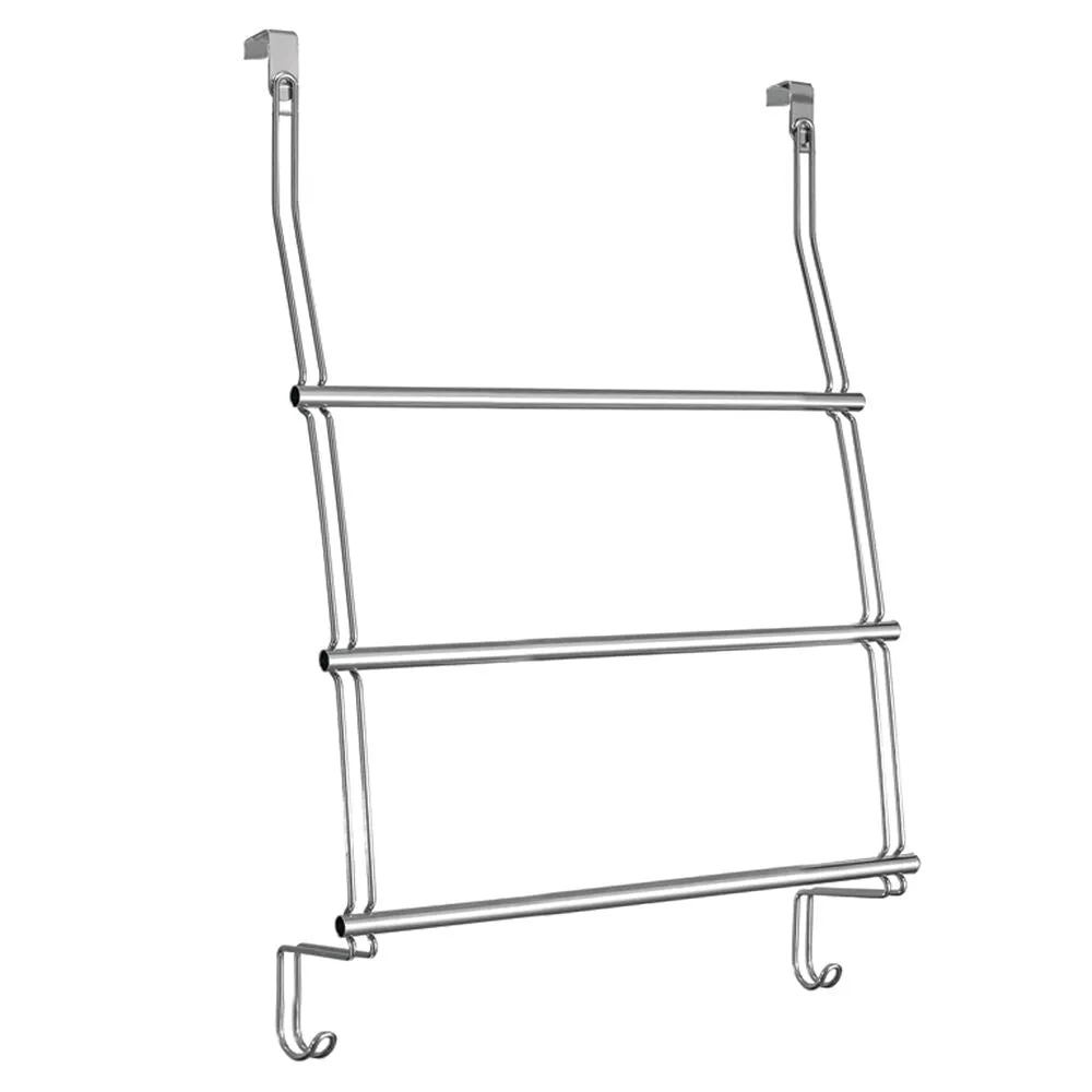 Classico Over Shower Door Towel Rack 3 Chrome