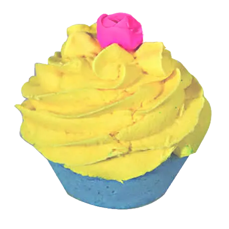 Coconut Scented Hand Made Cupcake Bath Bomb