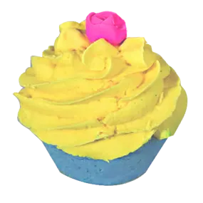 Coconut Scented Hand Made Cupcake Bath Bomb