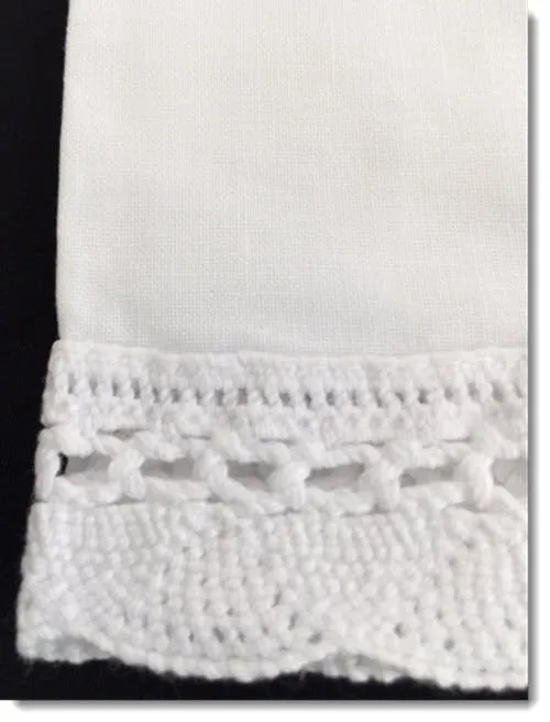 Cotton Scalloped Fan Edge Towel