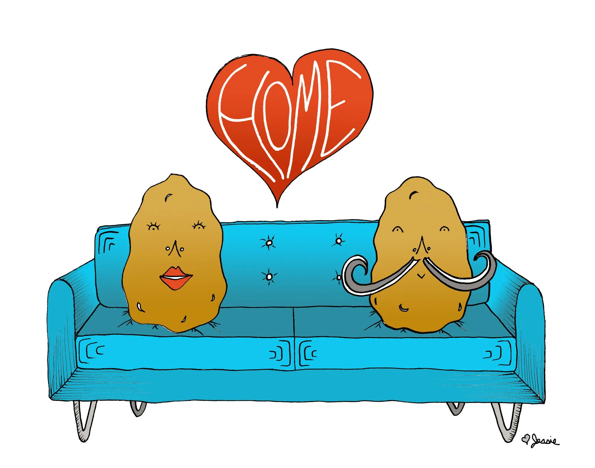 Couch Potato Home Pillow