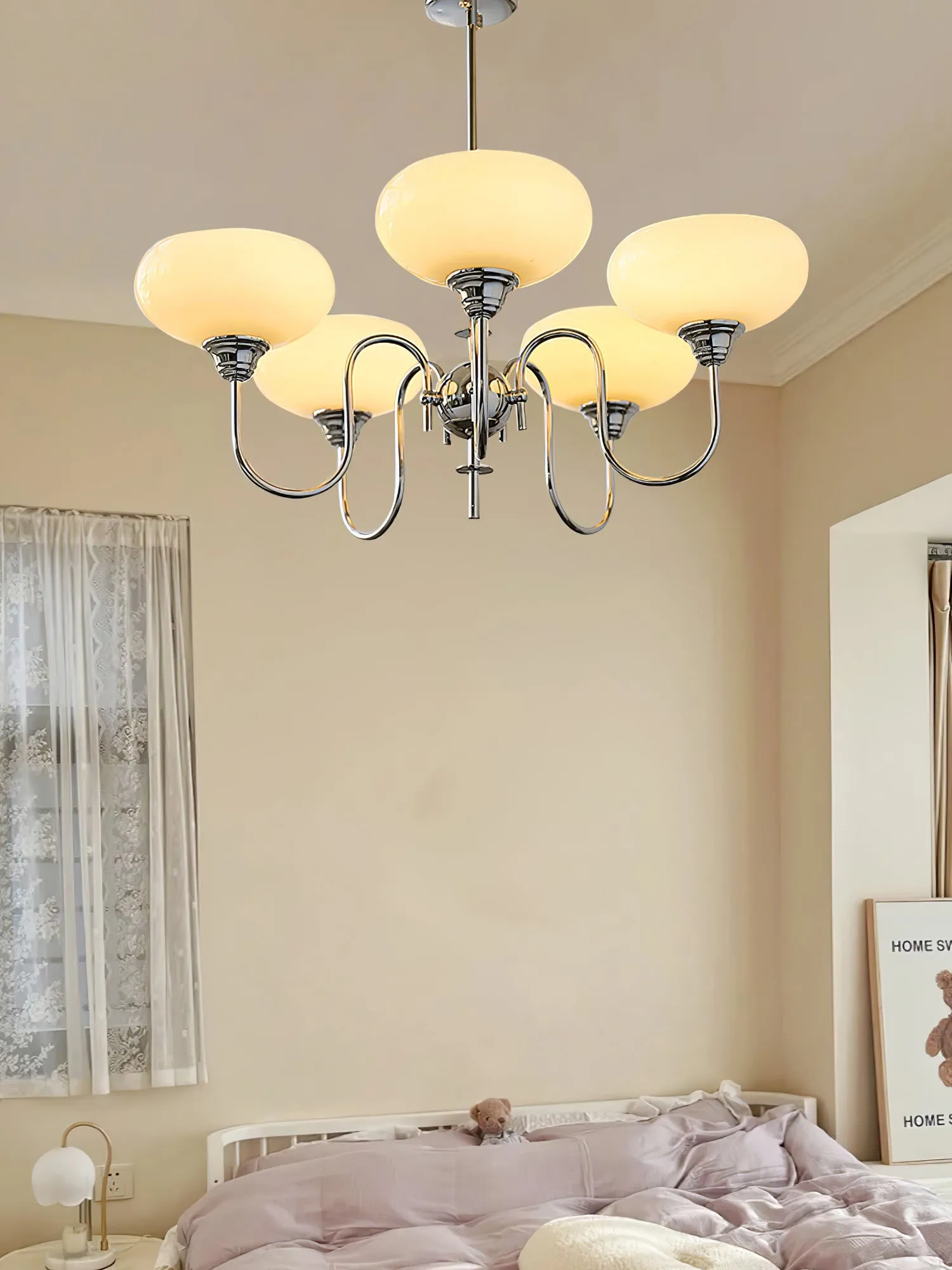 Creamy Persimmon Chandelier