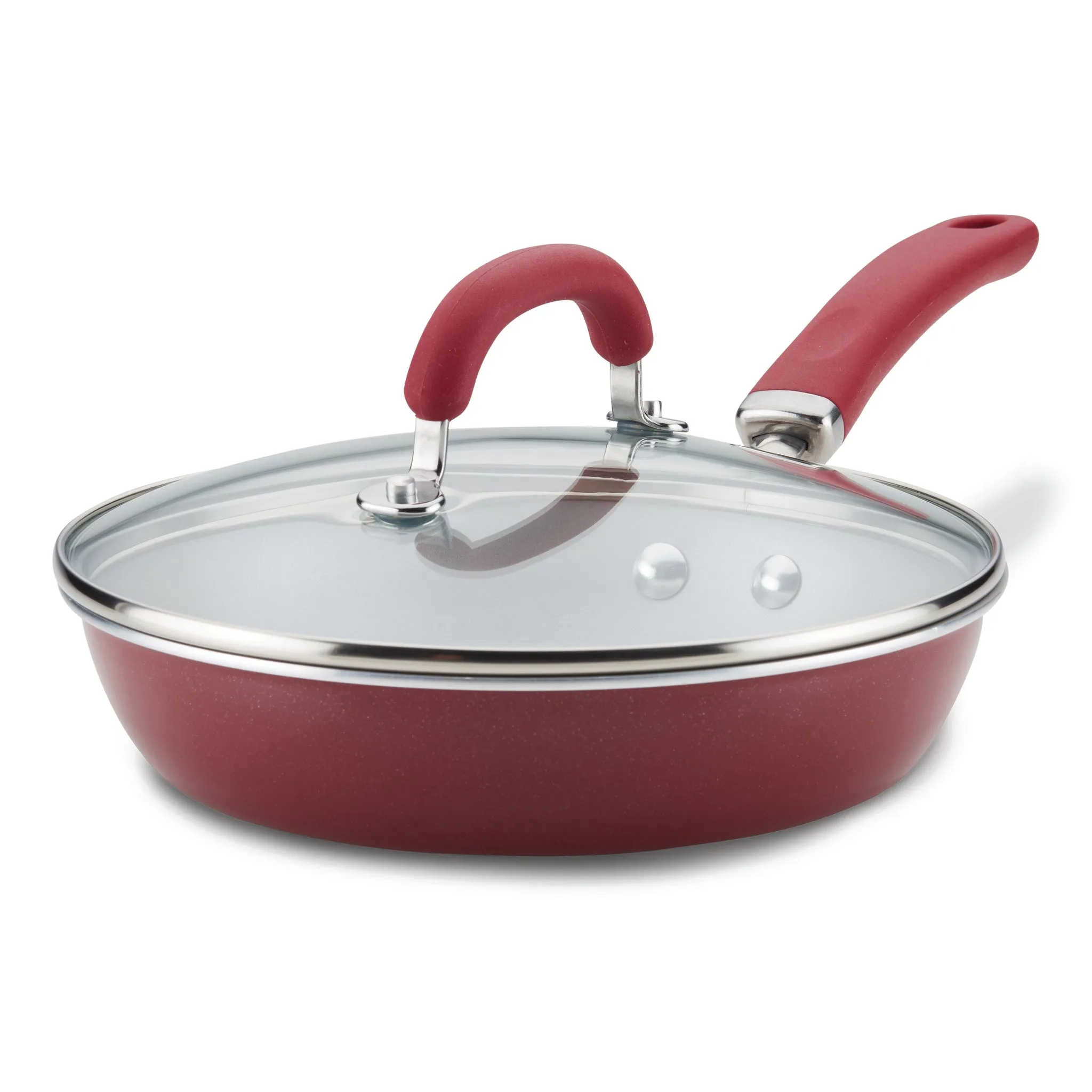 Create Delicious 9.5" Hard Anodized Nonstick Induction Covered Deep Skillet