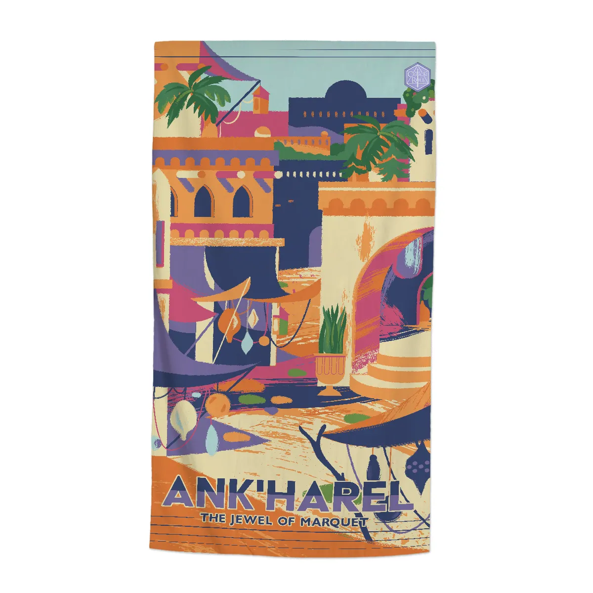 Critical Role Jewel of Marquet Beach Towel