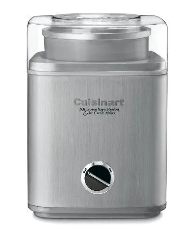 Cuisinart ICE-30BC Pure Indulgence 2-Quart Automatic Frozen Yogurt, Sorbet, and Ice Cream Maker - Silver (ICE-30BCP1)