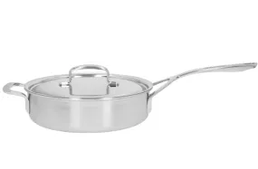 Demeyere 5-Plus Sauté Frying Pan With 2 Handles And Lid, 40850-854-0 - 28 Cm