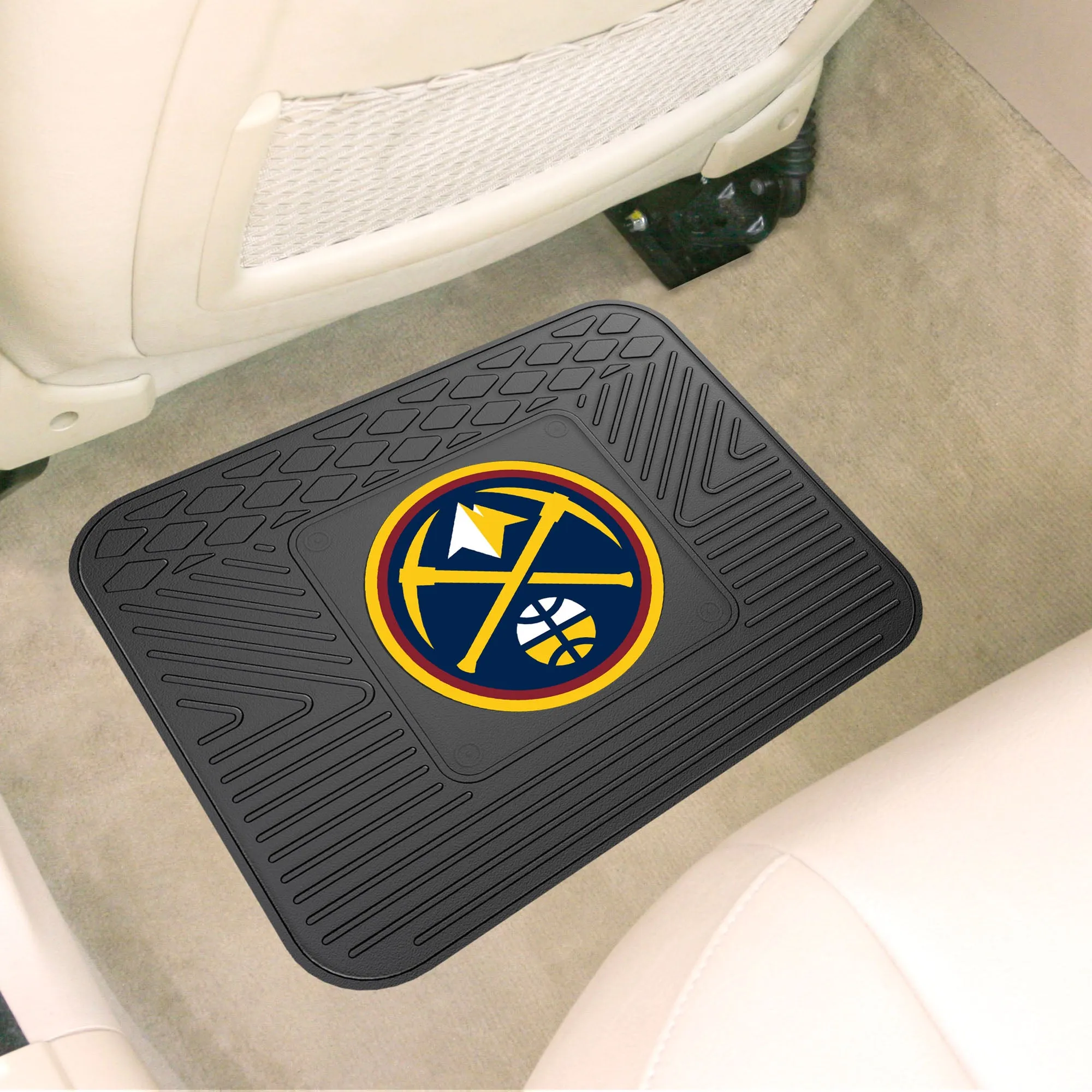 Denver Nuggets Back Seat Car Utility Mat - 14in. x 17in.