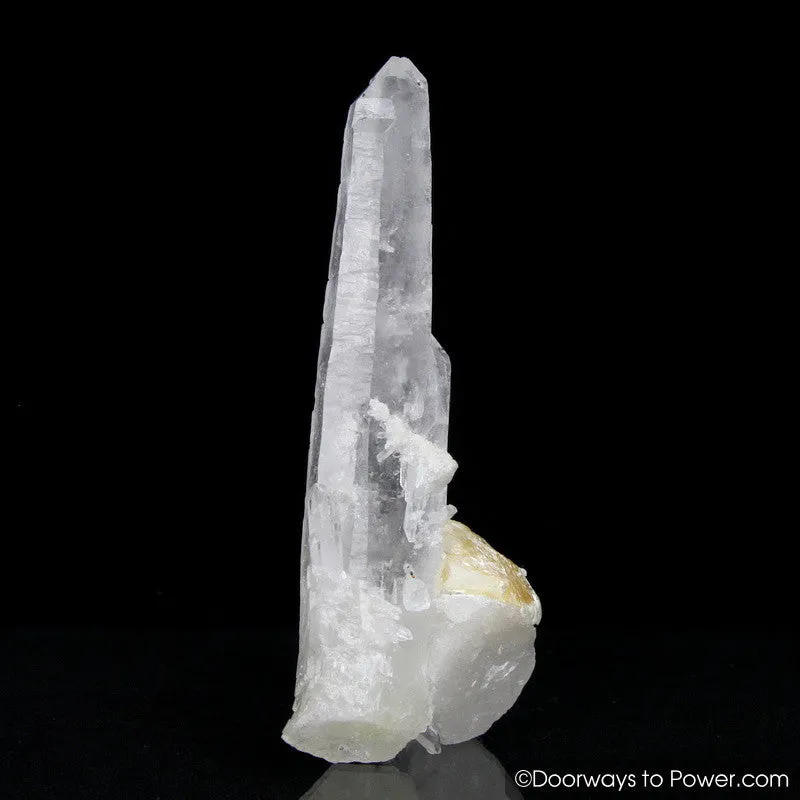 Diamantina Laser Quartz Twin Crystal Cluster 'Old Soul' w/ Record Keeper Master Starbrary